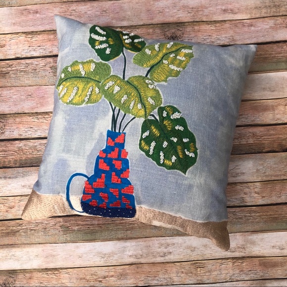 West Elm Other - West Elm Tropical Arrangement Pillow